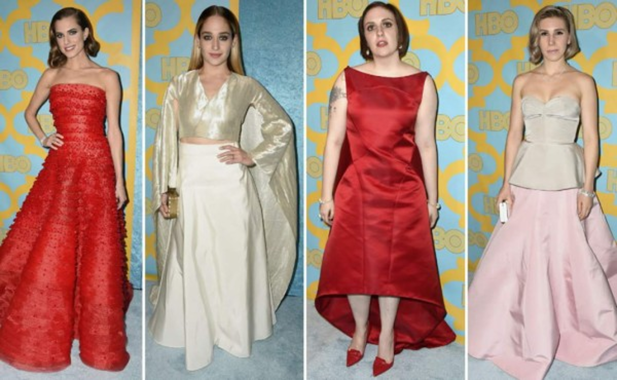 Allison Williams, Jemima Kirke, Lena Dunham y Zosia Mamet.