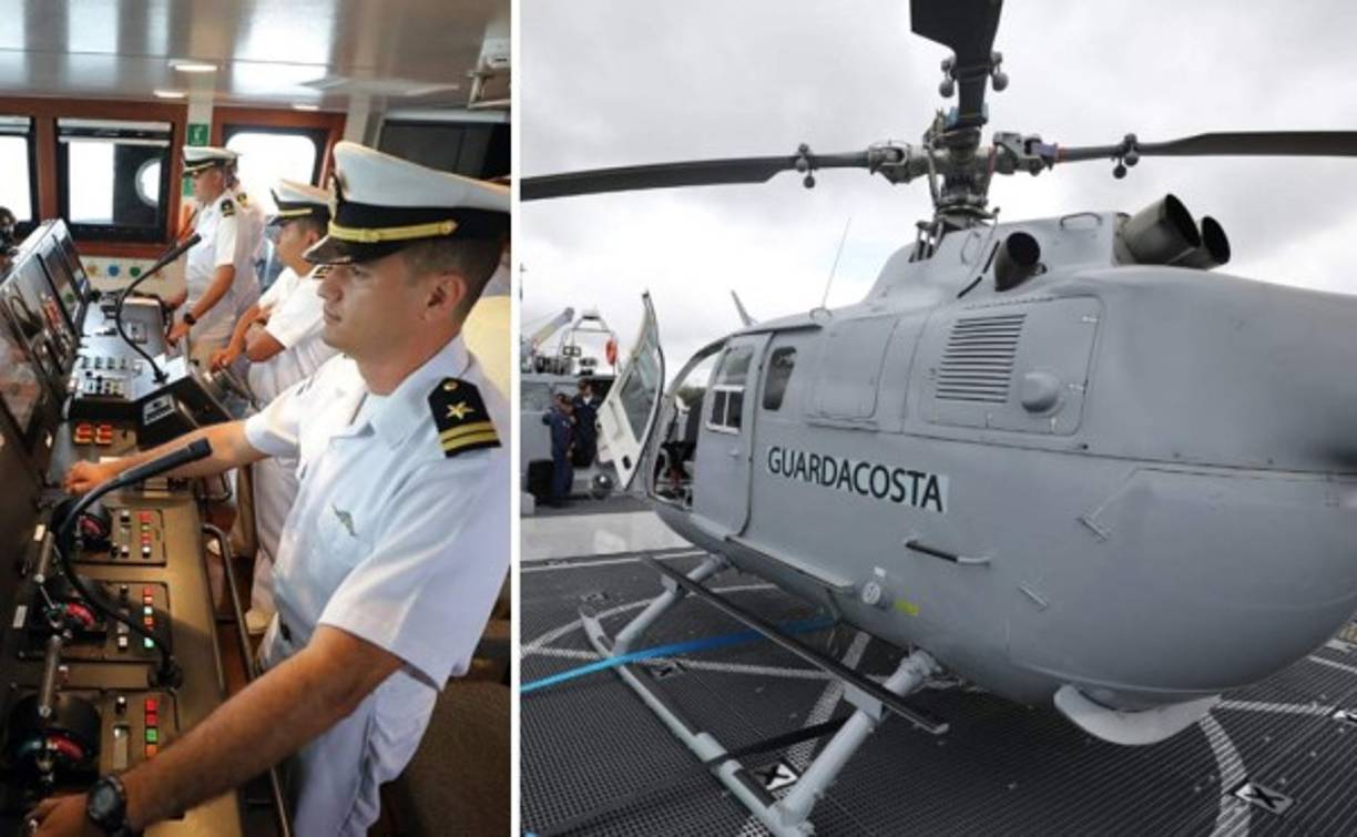 El buque 'General José Trinidad Cabañas', que fue construido en Israel para la Fuerza Naval de Honduras, fue recibido oficialmente por las máximas autoridades militares y civiles en el Caribe del país.
