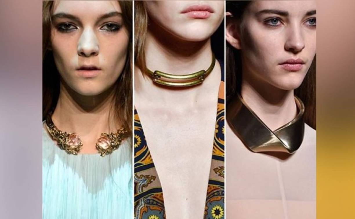 Los diseños geométricos minimalistas, con cristales o piedras semipreciosas destacaron en las pasarelas de colecciones de Verano.