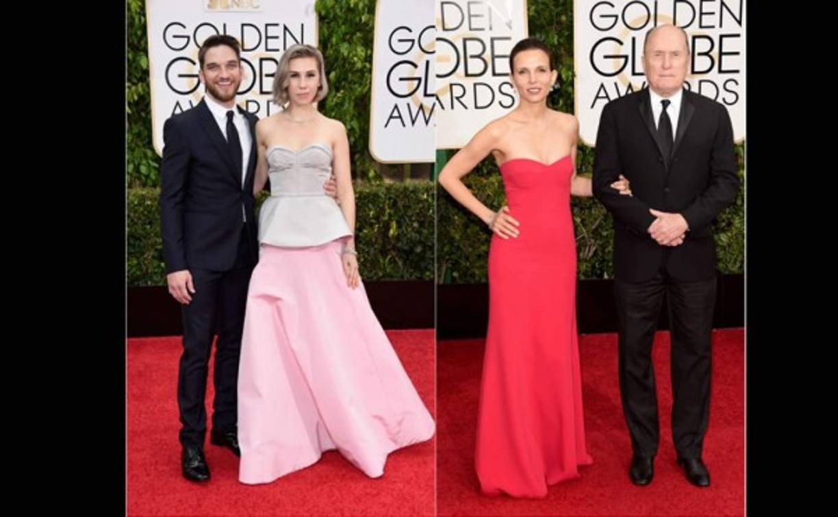 Zosia Mamet y Luciana Duvall y Robert Duvall.