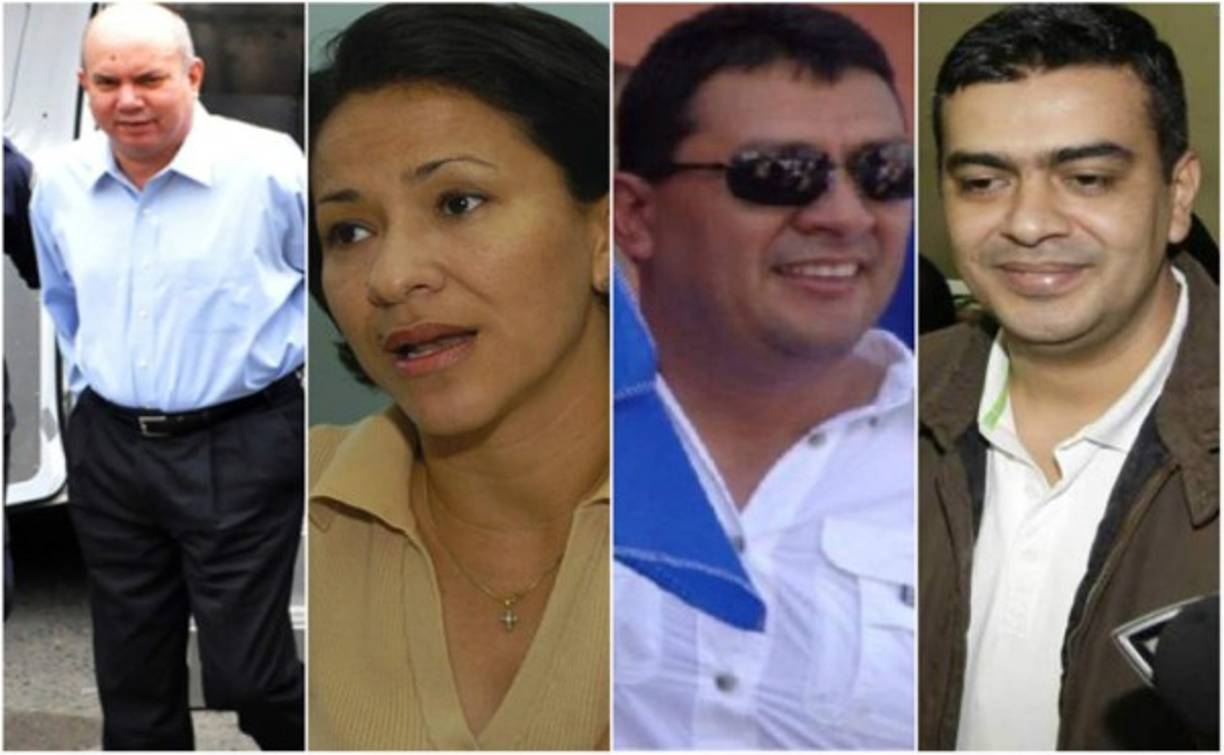 En esta imagen aparecen cuatro de los 10 exalcaldes que han enfrentado juicio por diferentes delitos durante y después de su administración.