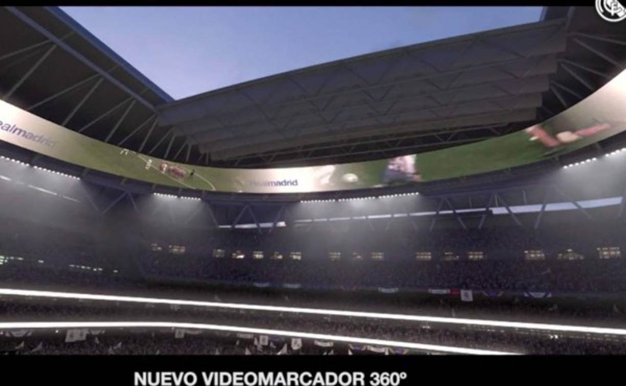 Otro de los atractivos será su videomarcador 360. Muy pocos estadios en el mundo cuentan con esta tecnología en la actualidad.