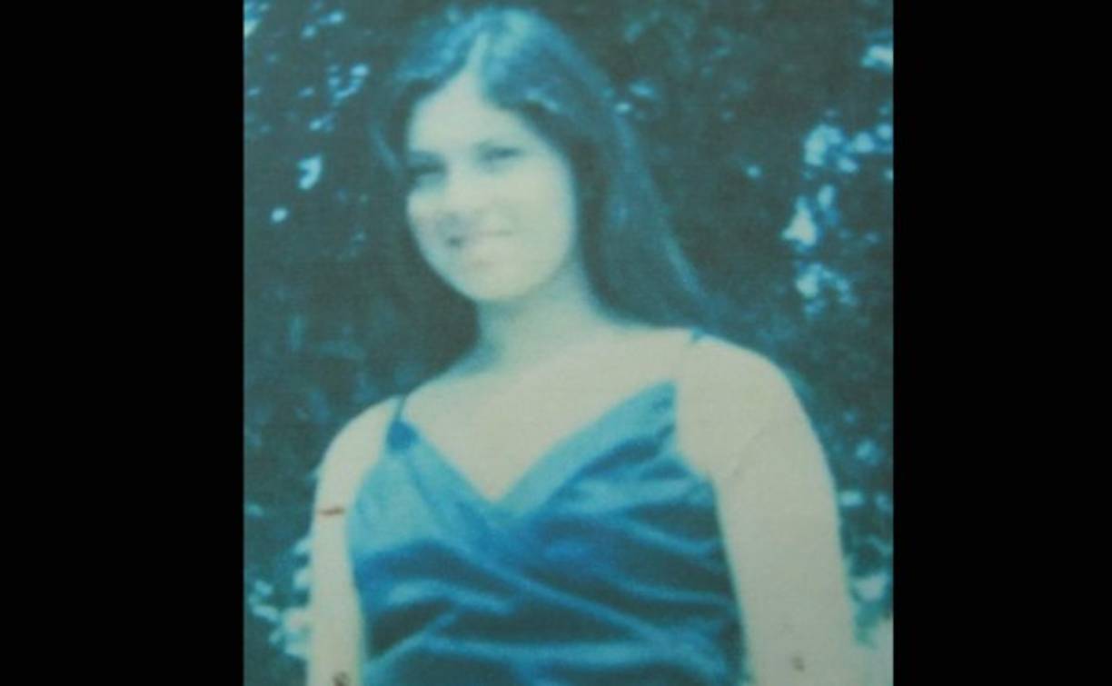 Sonia Elizabeth Santos cuando era una joven.
