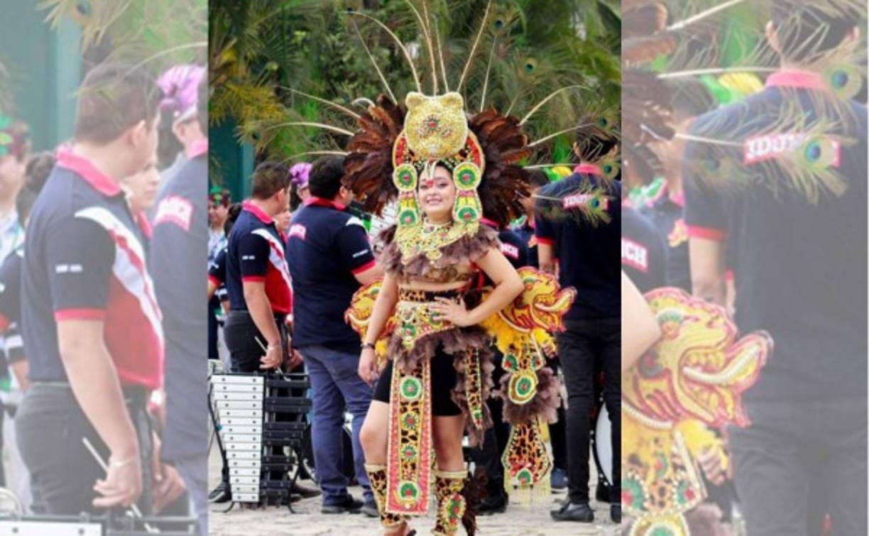Los copanecos aplaudieron a todas las bellas modelos que exhibieron su traje típico en el desfile. <br/>