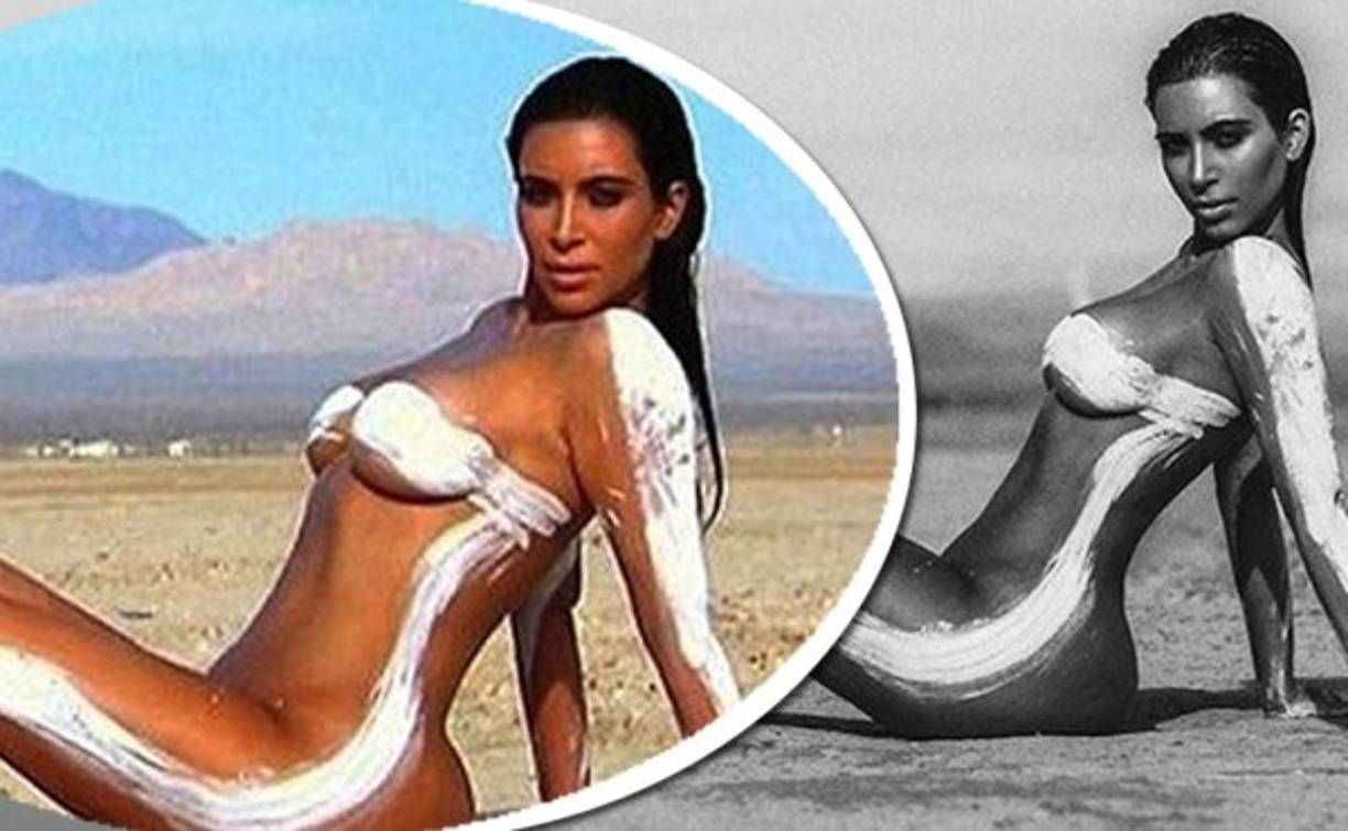 La celebridad causó polémica en las redes sociales tras el evidente Photoshop en estas imágenes.