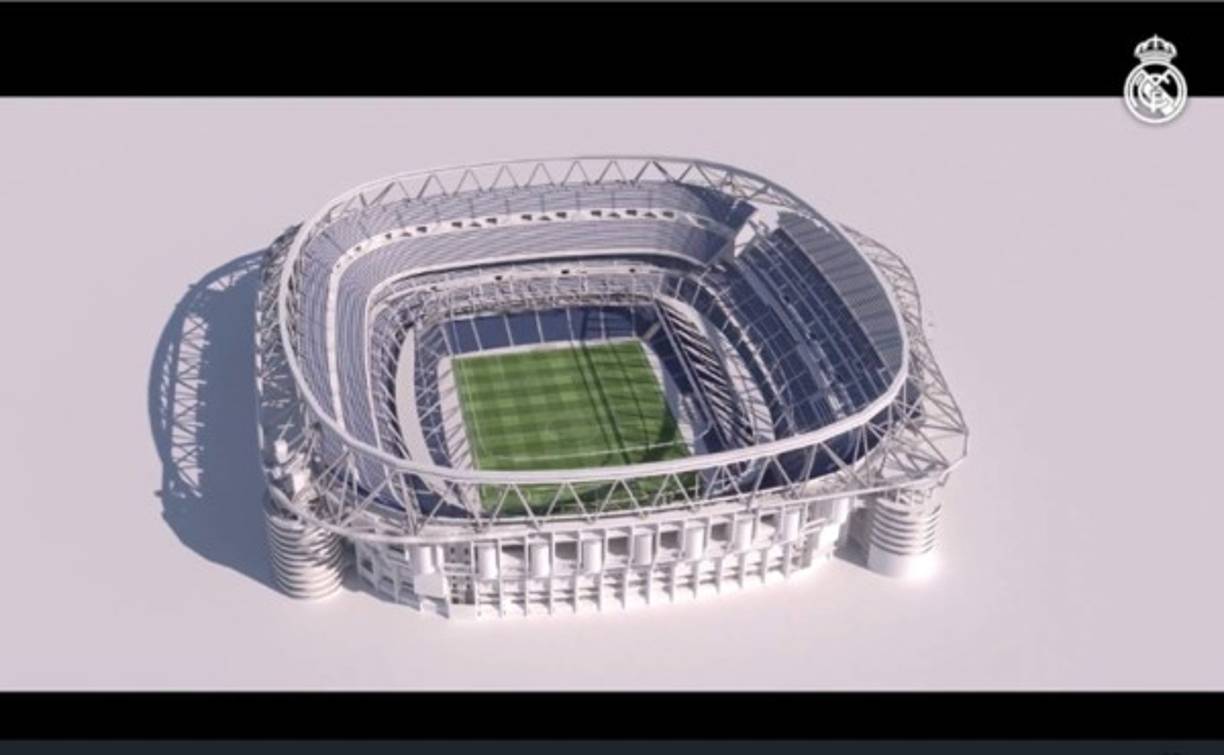 En un determinado plazo se instalarán los aros de metal que permitirán al estadio tener un techo retráctil.