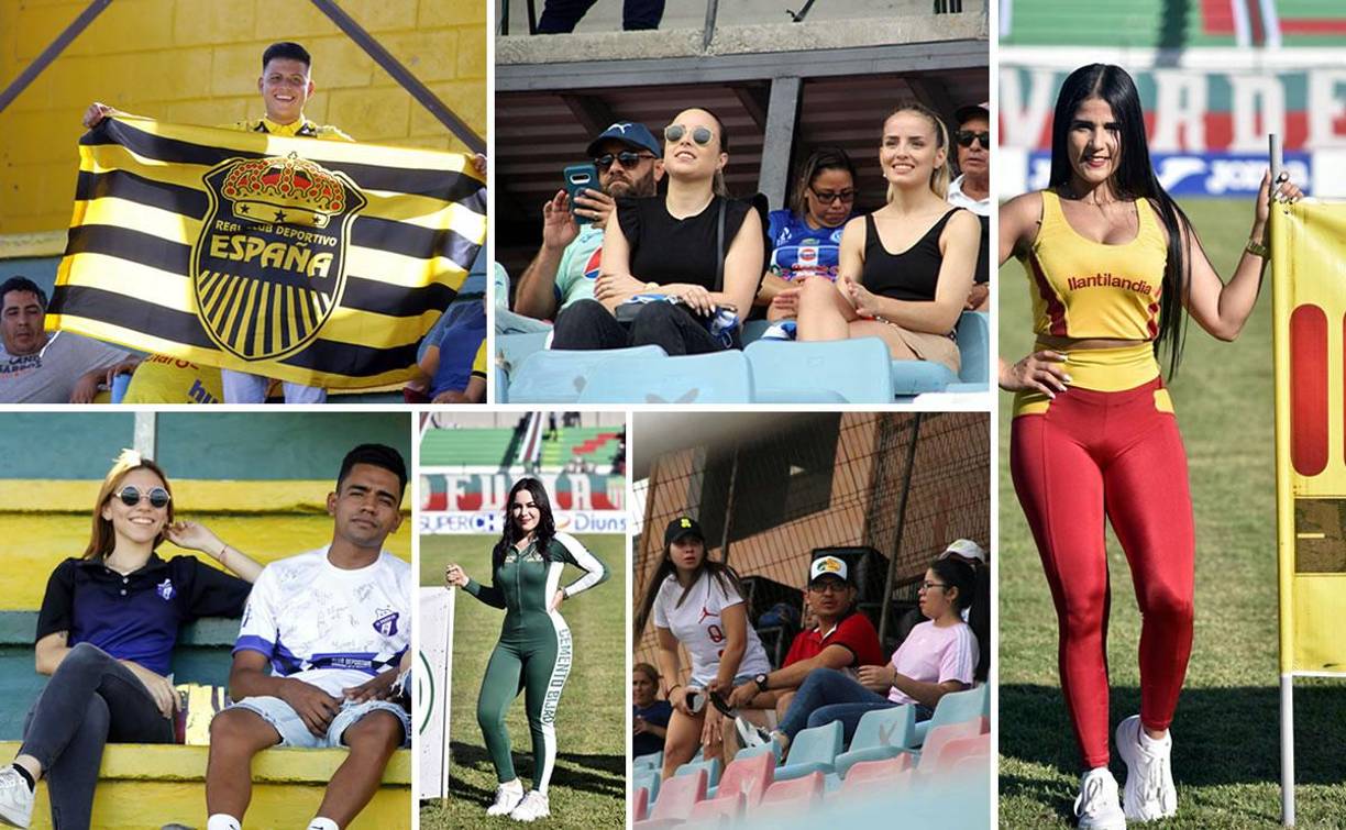 Las imágenes del ambiente de la jornada 18 del Torneo Apertura 2022 con bellas chicas que adornan los estadios de la Liga Nacional de Honduras.