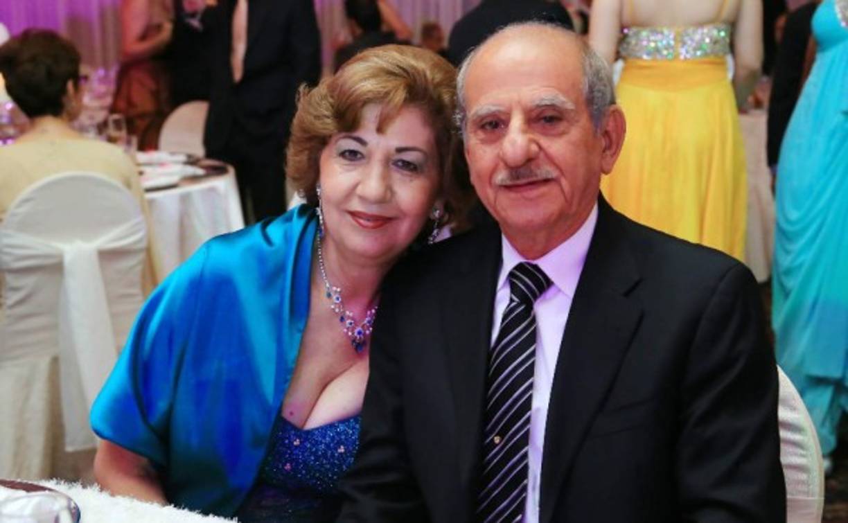 Olga y Ramsés Kawas .