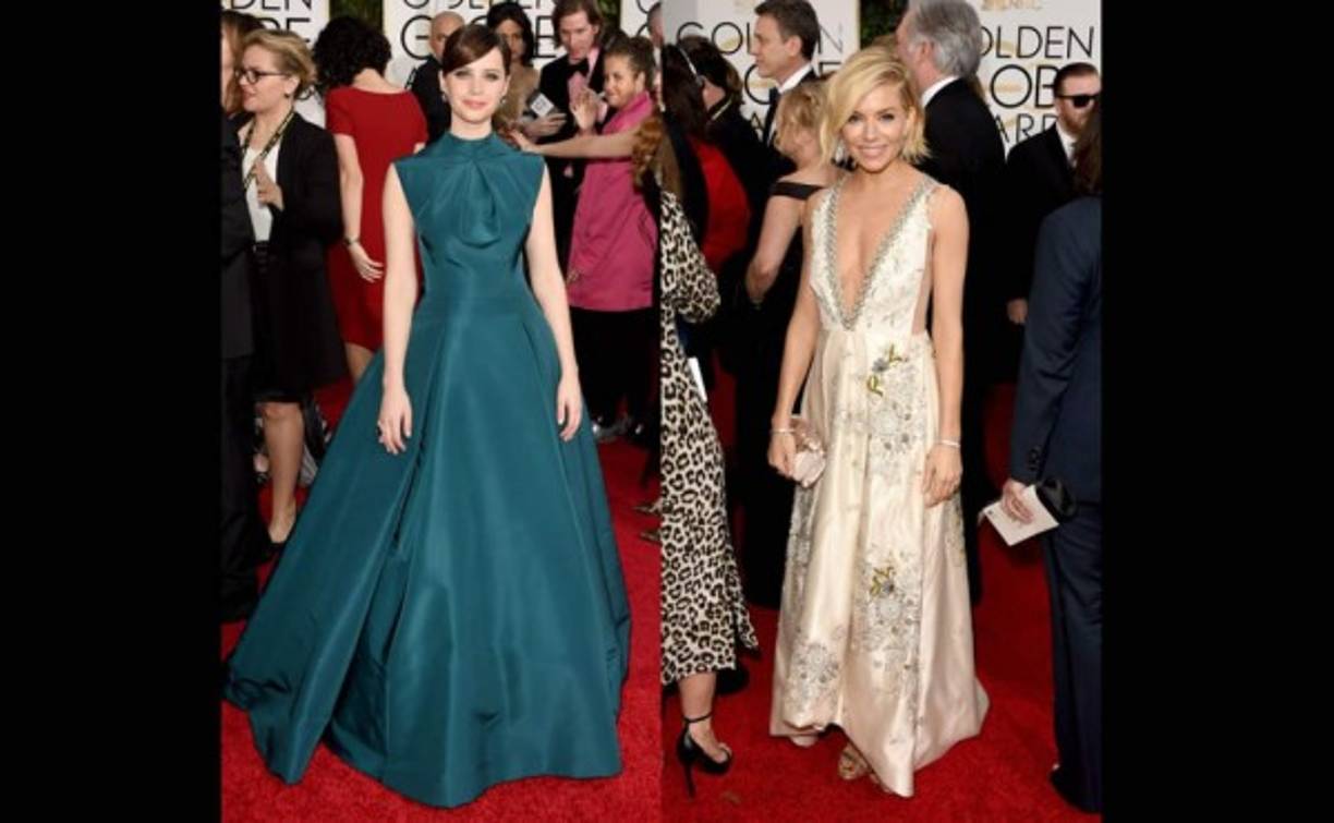 Felicity Jones y Sienna Miller.