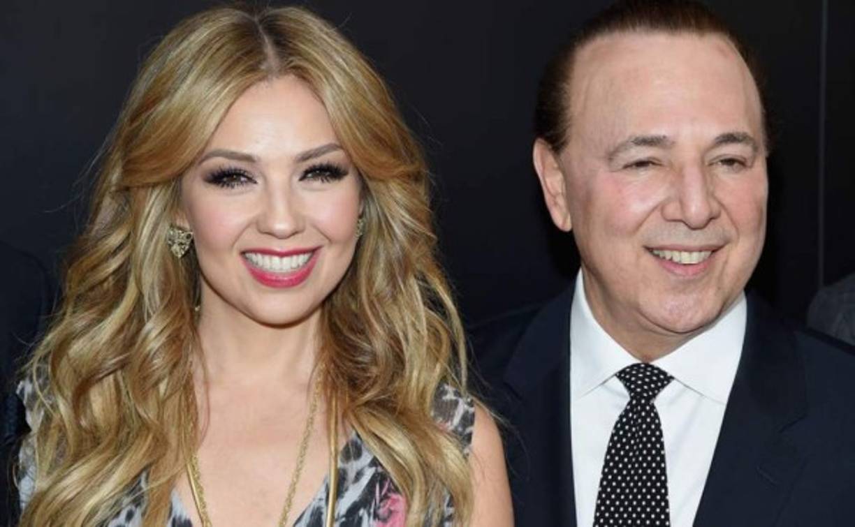 Thalía se casó en el 2000 con el empresario Tommy Mottola, quien se había divorciado de Mariah Carey.