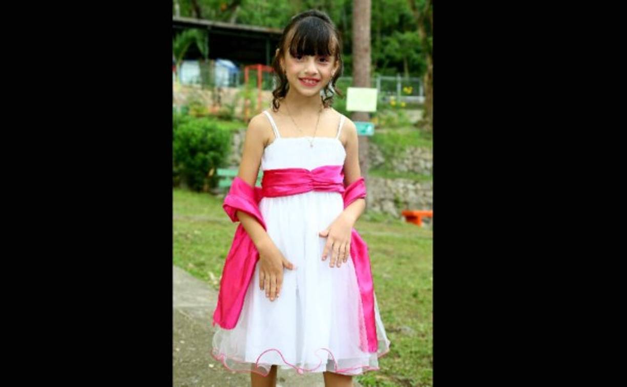 Hellen Fajardo: Tiene siete años y es de la colonia Brisas del Sauce, sector Rivera Hernández.