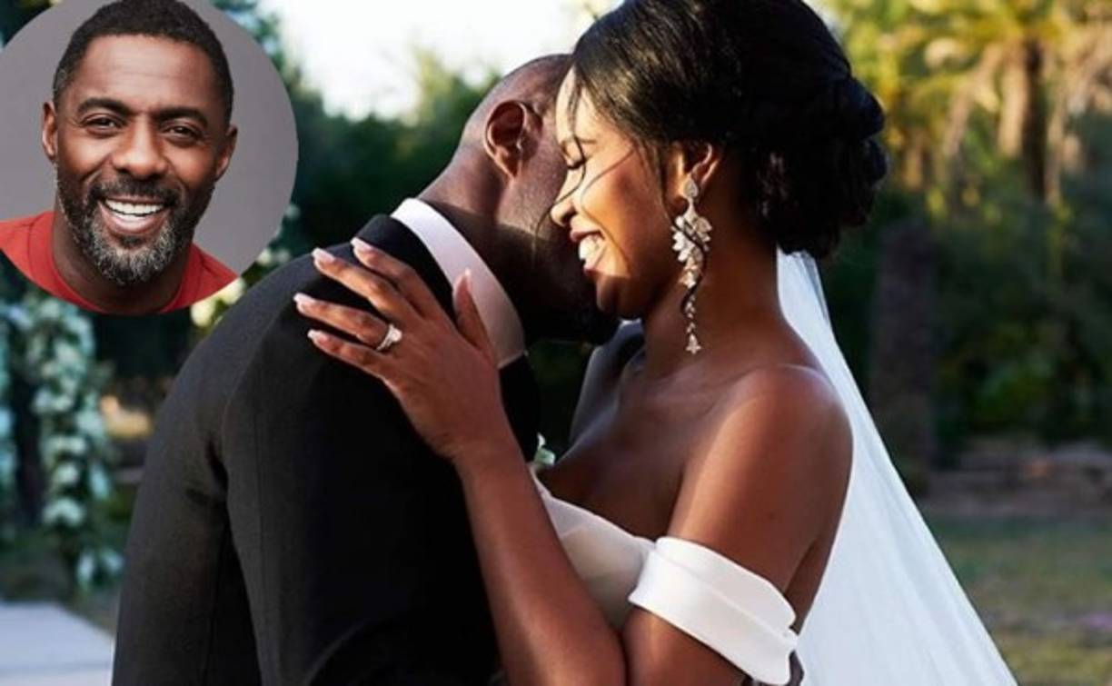 La belleza canadiense, 16 años menor que Elba, se convirtió en la tercera esposa del actor británico.