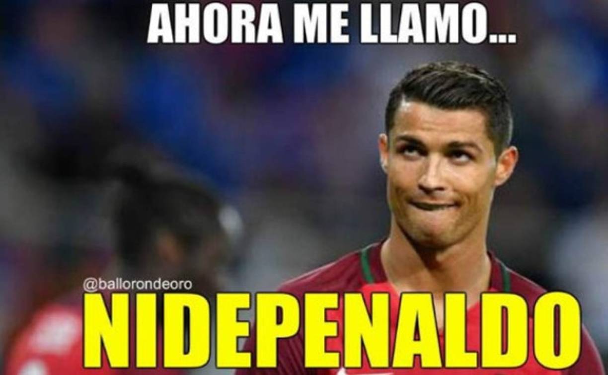 Cristiano Ronaldo falló un lanzamiento penal y las burlas no se han hecho esperar tras el fallo del delantero portugués ante Irán.