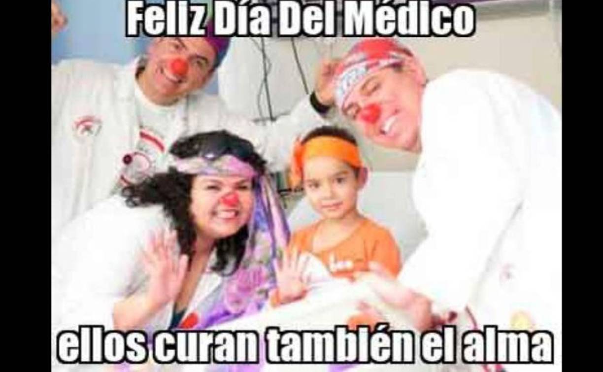 Los médicos llevan alegrías a los más necesitados.