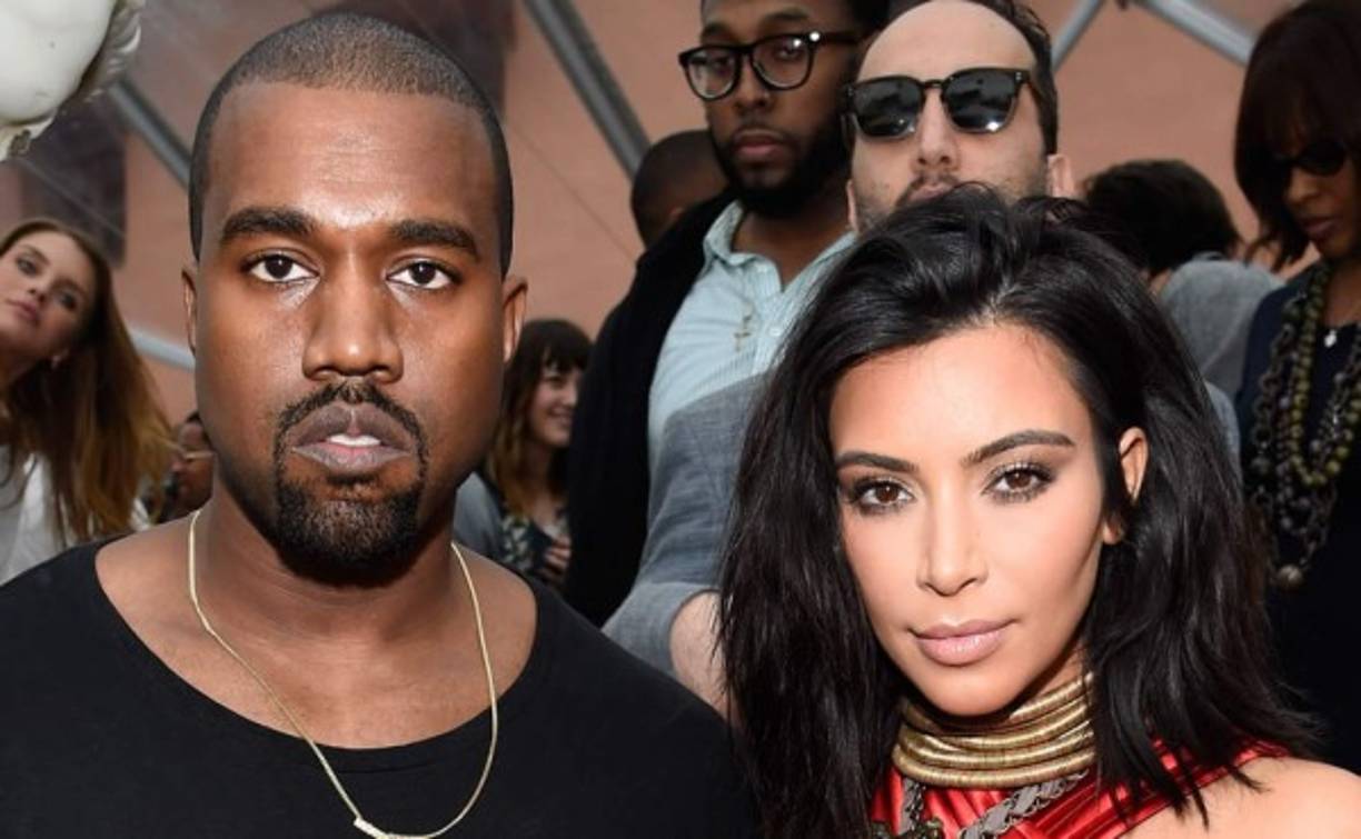 Así llegaron Kim y Kanye al brunch de los Grammy.