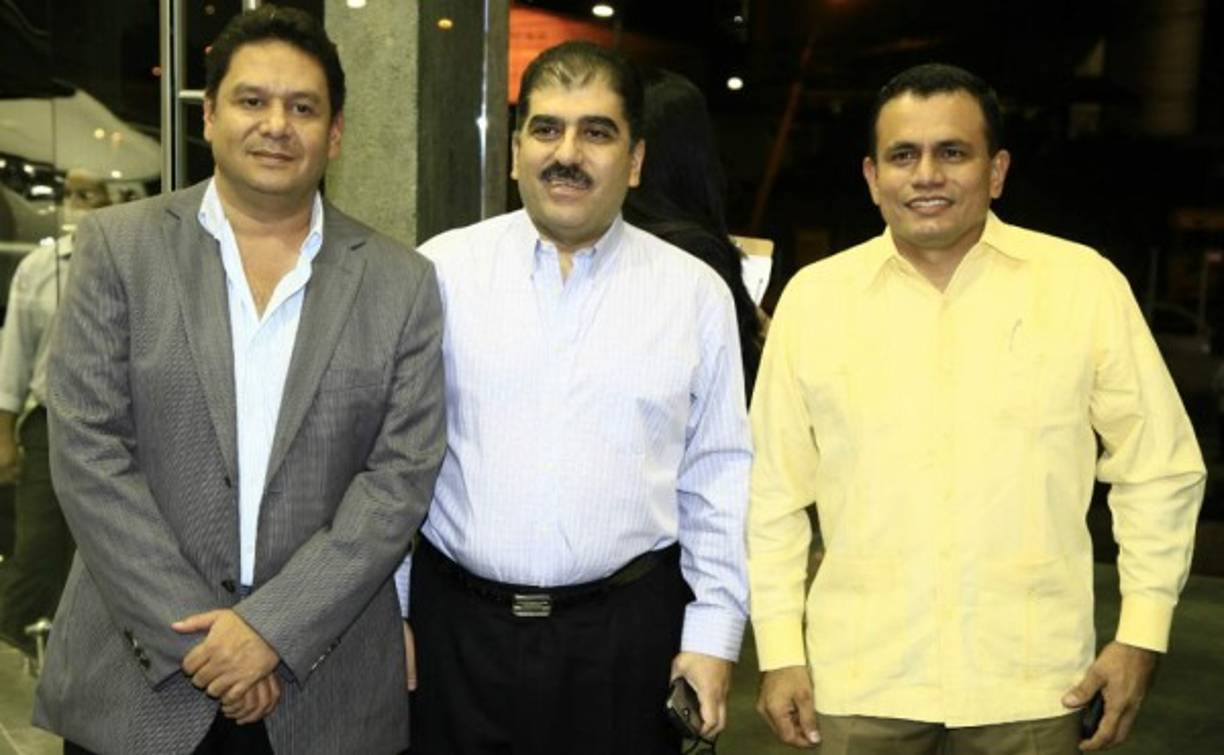 Jorge Rivera, Jorge Faraj y Antonio Rivera.