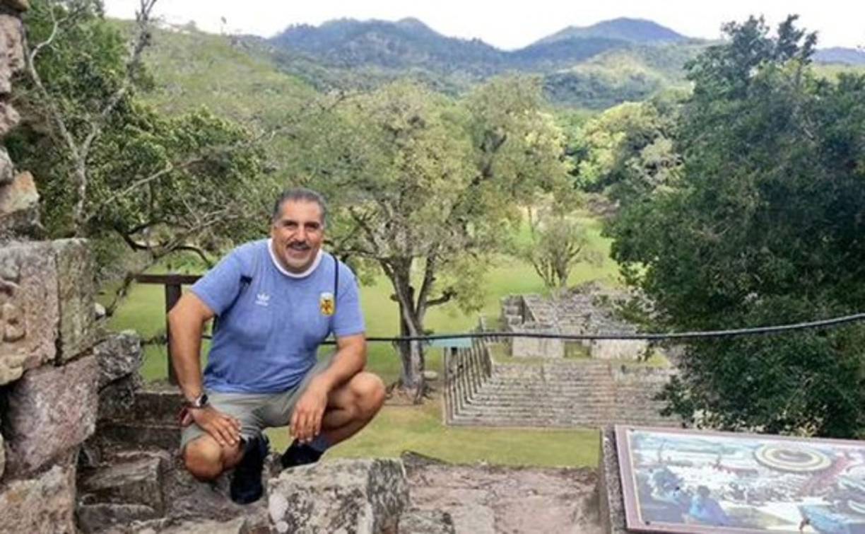 Fernando Fiore en Copán Ruinas