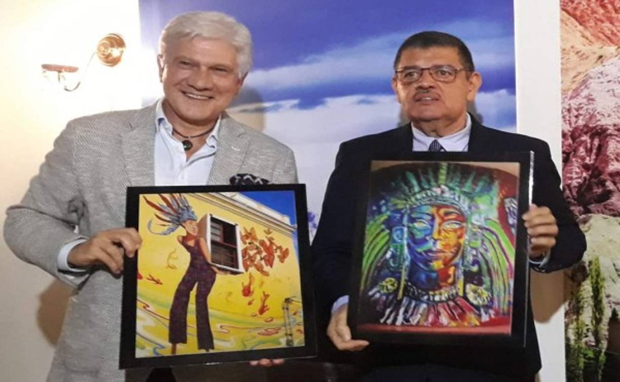 La Embajada Argentina junto a la alcaldía municipal de Cantarranas se unen para presentar la muestra fotográfica “Murales de Cantarranas”.<br/>