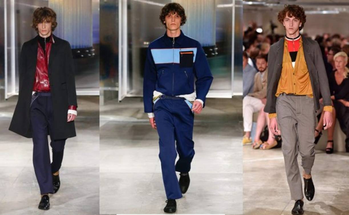 Tres propuestas de la colección Prada, Primavera-Verano 2016.