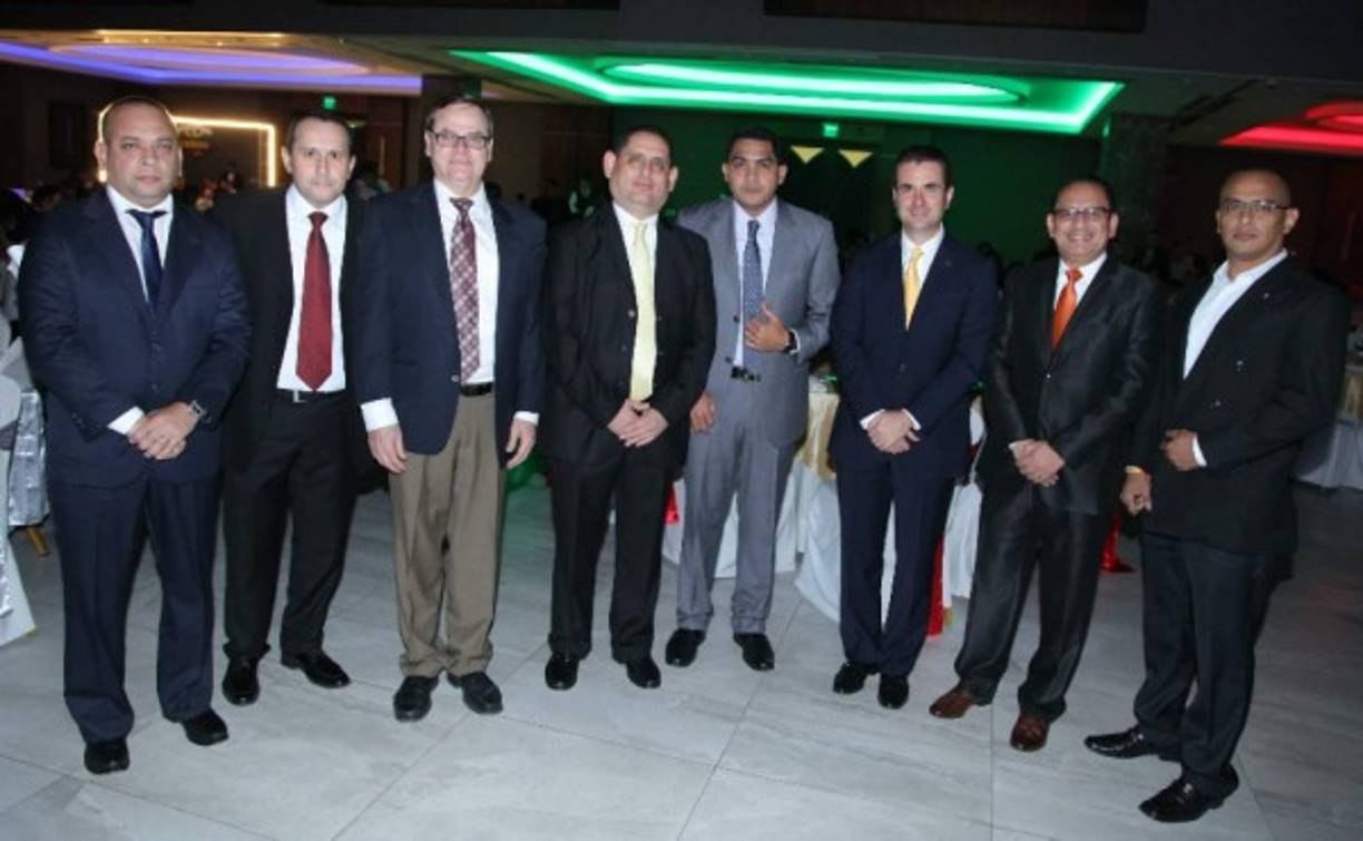 Nahín Mejía, William Newbery, Daniel Pineda, Olvin Peña, Lincol Cárdoza, Luis Enamorado y Daniel Osorto.