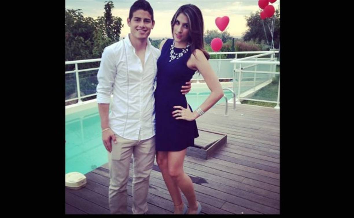 Uno de los momentos románticos de la pareja.