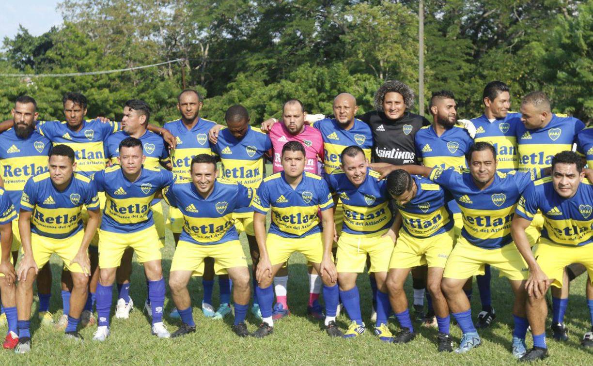 La plantilla de Boca Juniors que se consagró campeón el pasado sábado 31 de agosto en San Pedro Sula.