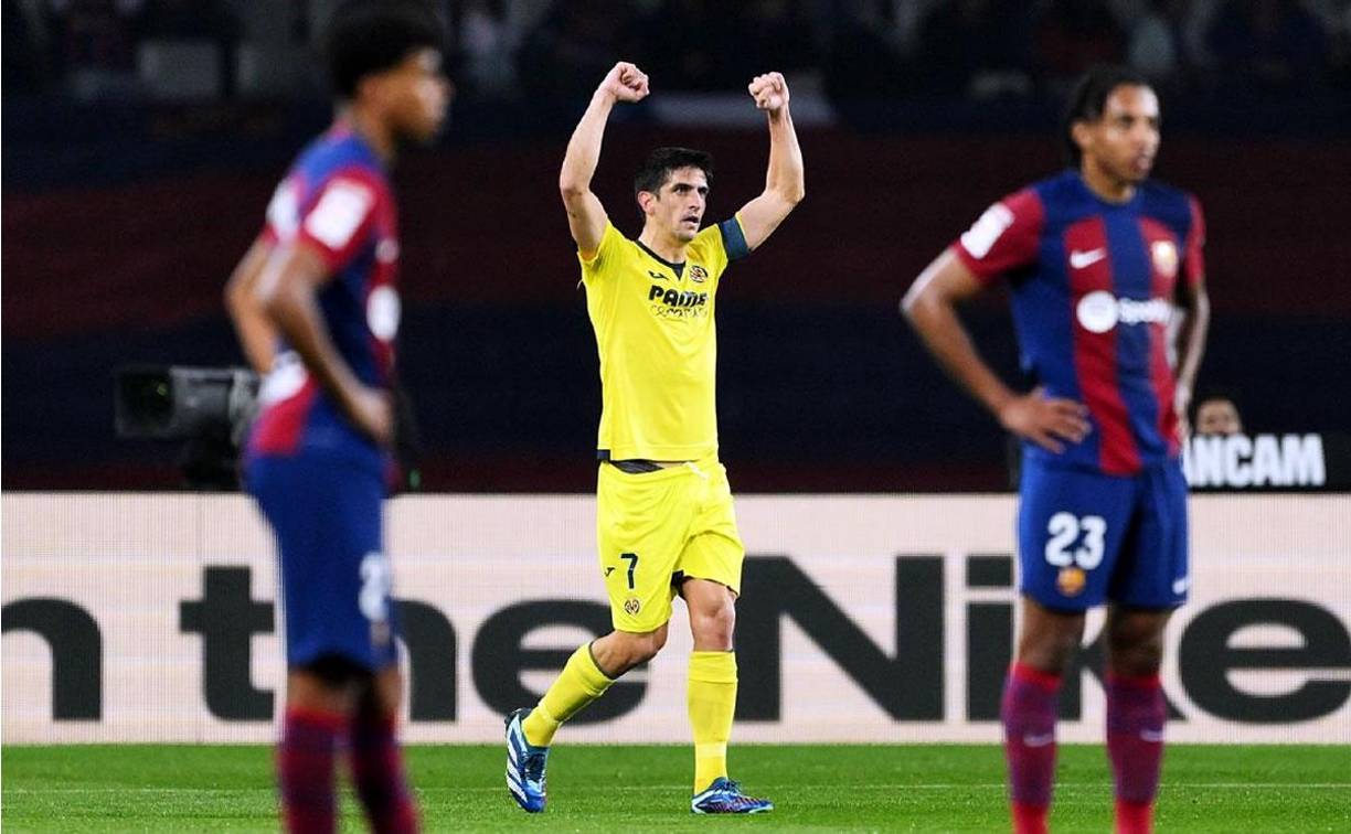 Gerard Moreno silenció el estadio Olímpico Lluís Companys de Montjuïc con el 1-0 del partido.