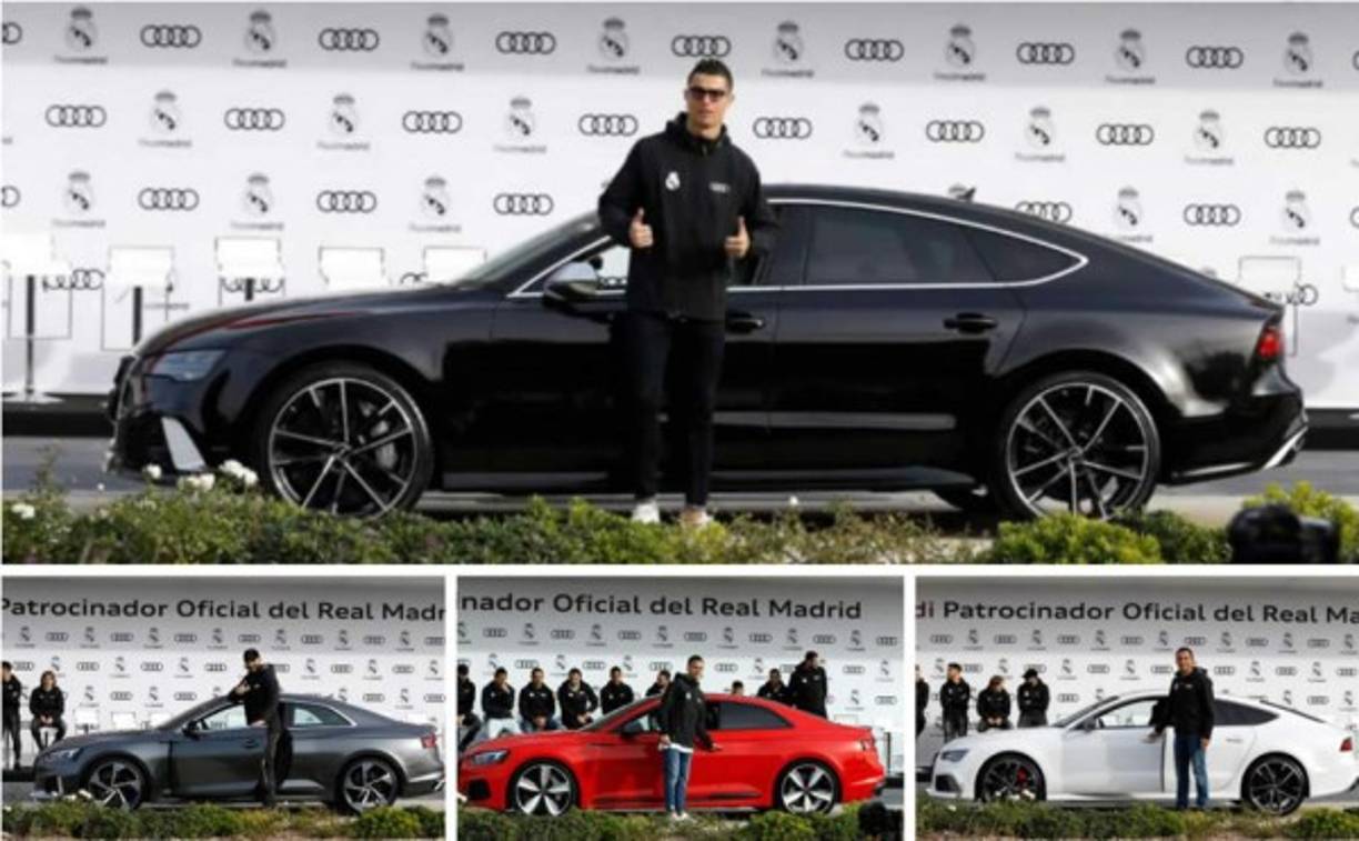 Todos los jugadores de la primera plantilla del Real Madrid ha recibido sus nuevos autos de Audi, su patrocinador oficial.