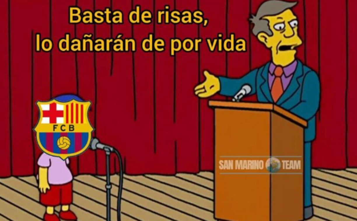 Barcelona sufre burlas: los memes que dejó la goleada ante Osasuna