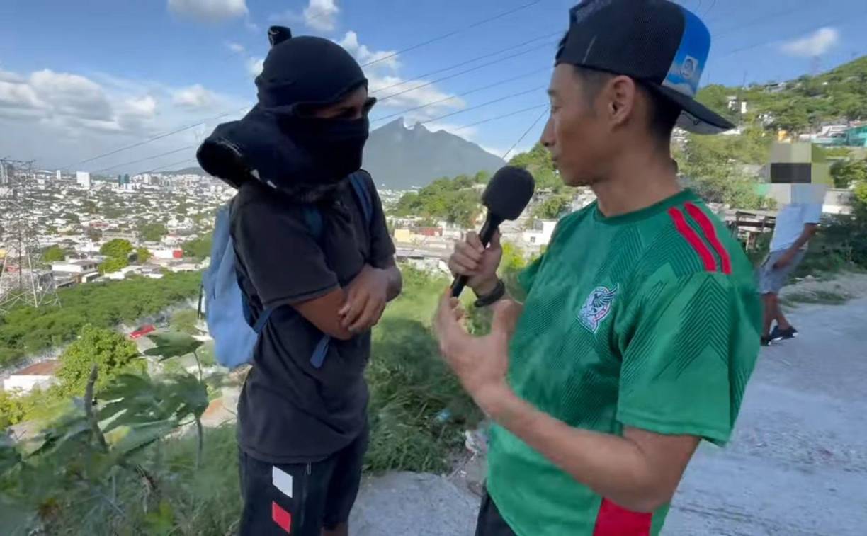 Shin Fujiyama compartió además con sus seguidores un video donde visita la ciudad más peligrosa de Monterrey llamada “La Independencia” donde entrevistó a varios líderes del crimen organizado.