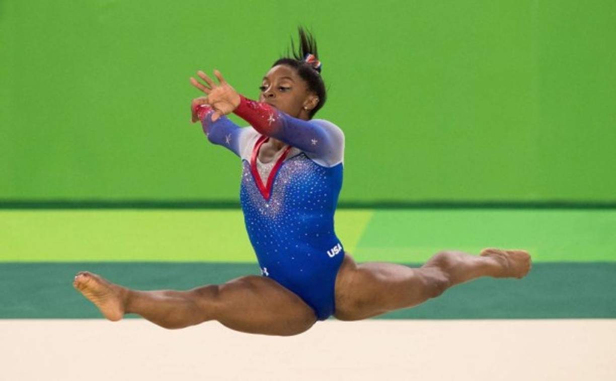 Simone Biles. Atleta olímpica, esta gimnasta conquistó cuatro medallas de oro y un bronce en los Juegos Olímpicos de Río de Janeiro.