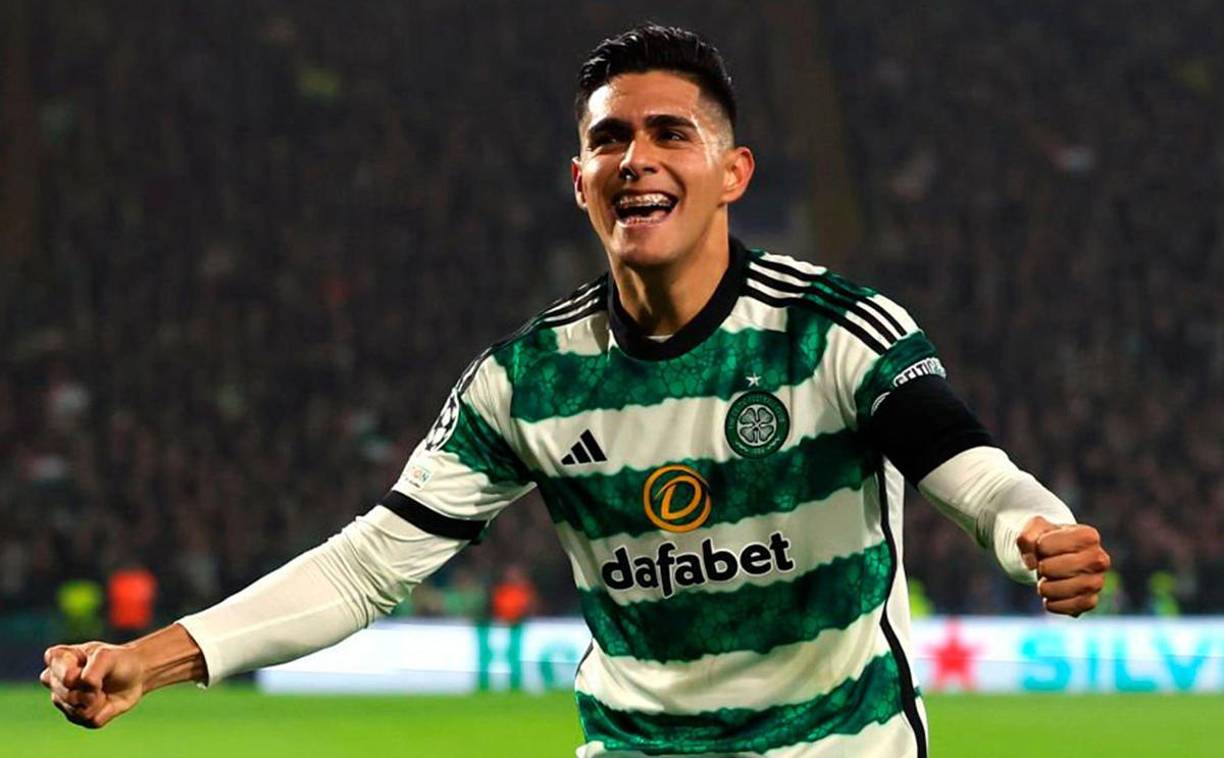 Luis Palma sonrió en todo momento luego de su golazo. 