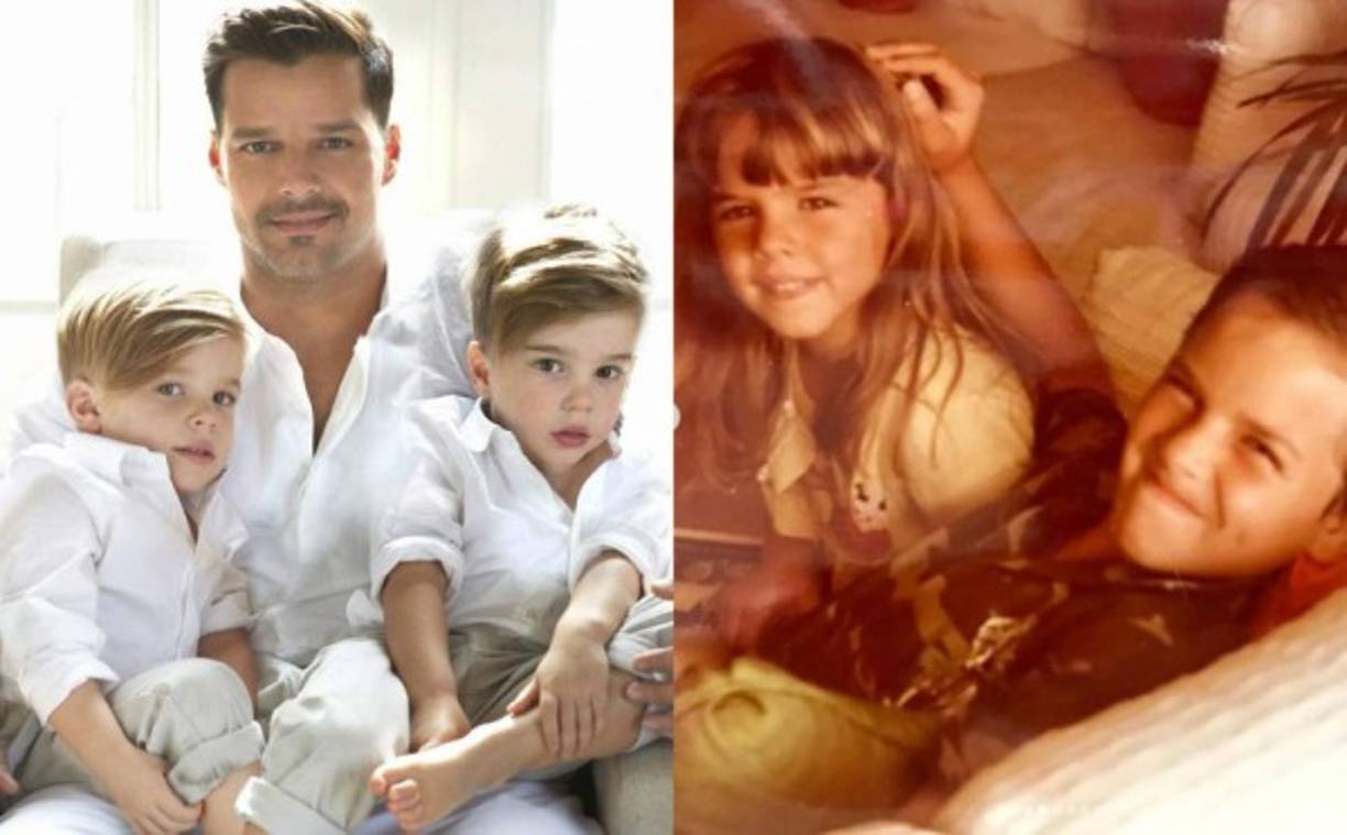 Matteo y Valentino también se parecen mucho a la venezolana cuando esta era una niña. De hecho, en la cuenta de Instagram de la hermosa amiga del artista muchos fans escriben seguido convencidos de que ella es la madre biológica de los pequeños.