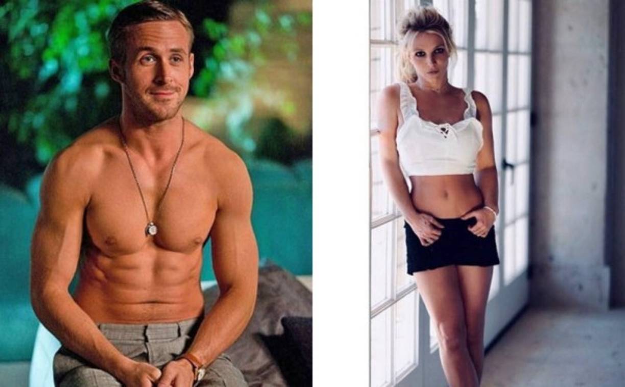 Estos dos famosos trabajaron juntos en el programa del Club de Mickey Mouse; en aquel entonces, Ryan Gosling estaba locamente enamorado de Britney Spears, pero ella no le hizo caso porque solo tenía ojos para Justin Timberlake, así que solo fueron grandes amigos.