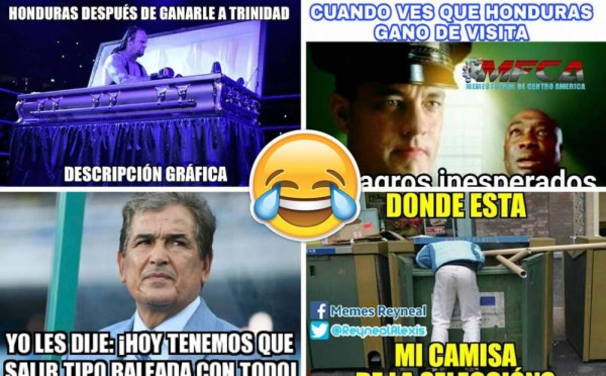 Las redes sociales reaccionaron con humor tras el triunfo de Honduras en la hexagonal de la Concacaf contra Trinidad y Tobago. Estos son los mejores memes.