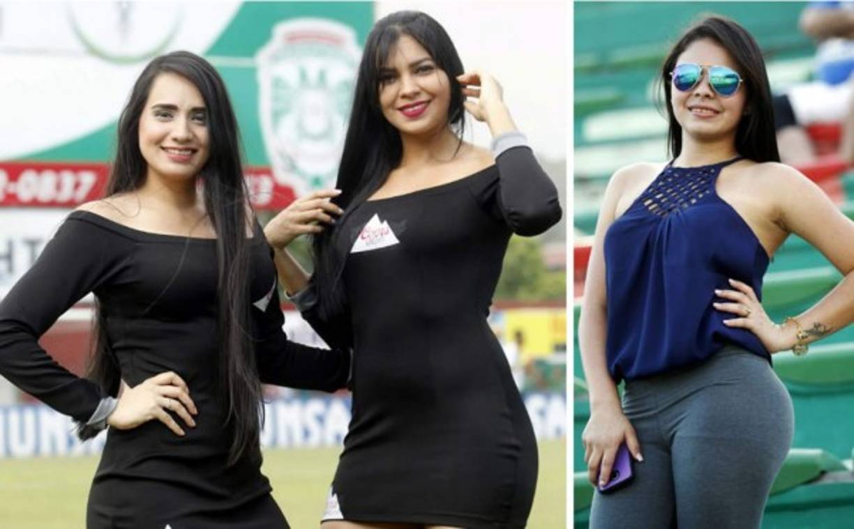 Estas son las bellas chicas que adornaron la jornada 10 del Torneo Clausura 2017 de la Liga Nacional del fútbol hondureño.