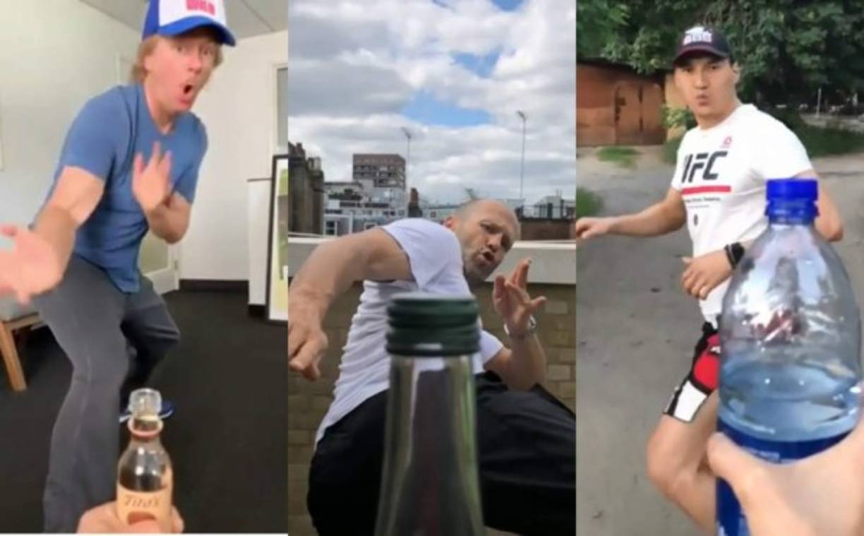 Famosos y no famosos están fascinados con el reto viral de Internet Bottle Cap Challengue. <br/><br/>El desafío consiste en quitarle el tapón a una botella de plástico, pero debe hacerse con una particularidad, con el pie y dando una patada giratoria.<br/><br/>Ahora ¿Cuál es el origen de este impactante reto? Tome nota...