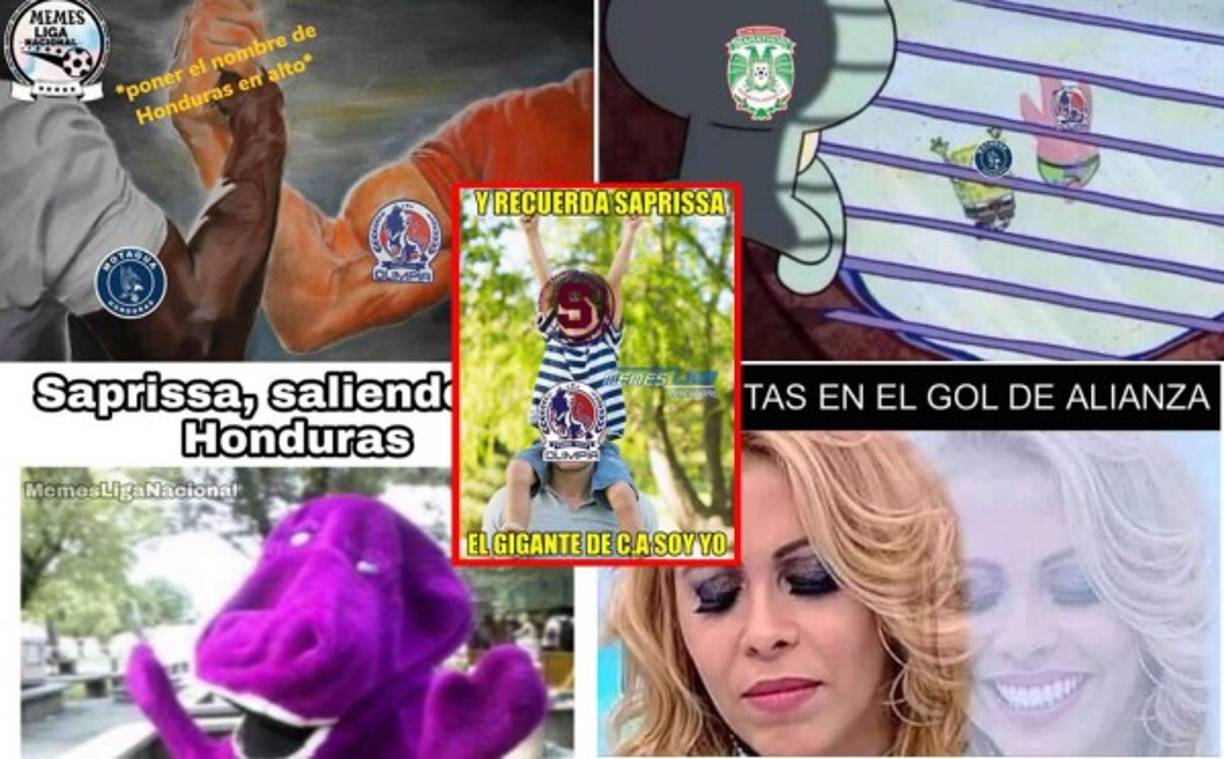 Los divertidos memes que dejaron los partidos de ida de las semifinales de la Liga Concacaf Olimpia-Saprissa y Alianza-Motagua.
