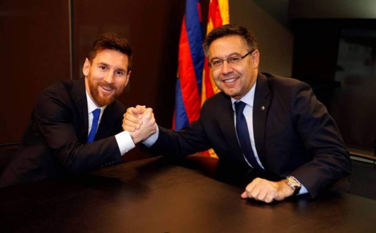 Bartomeu le firmó a Messi una cláusula de fidelidad de 66.249 462 euros que el argentino debe de cobrar cuando se vaya del Barça como premio a su permanencia en el club.