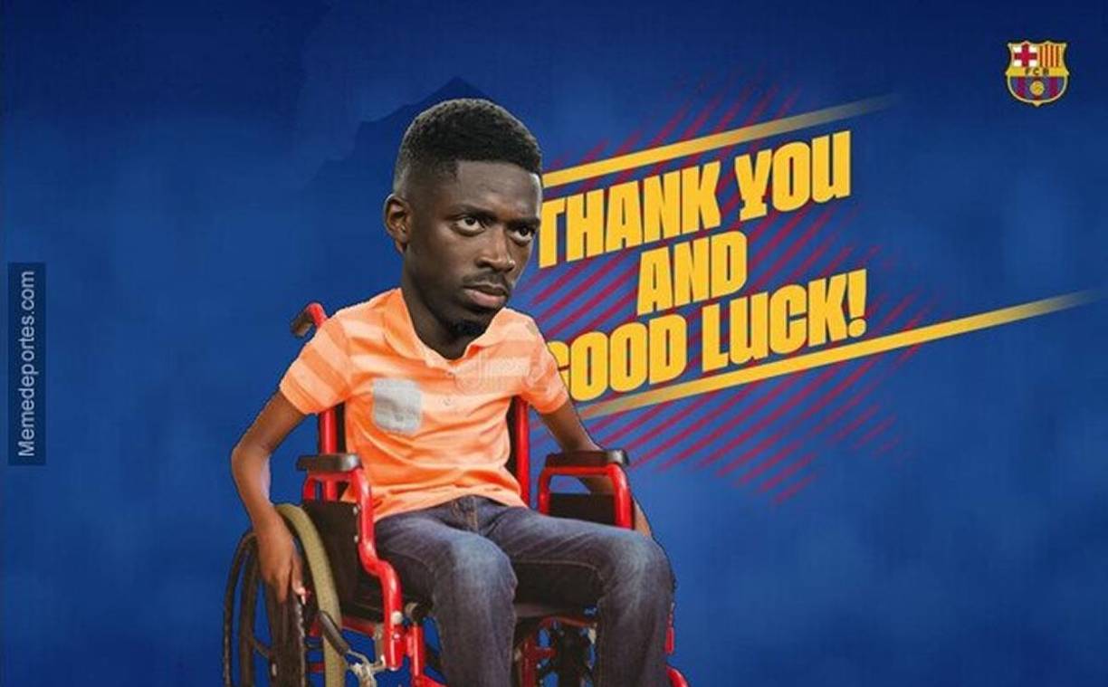 Los memes de la eliminación del Barcelona en la Copa del Rey con Dembélé y Xavi protagonistas