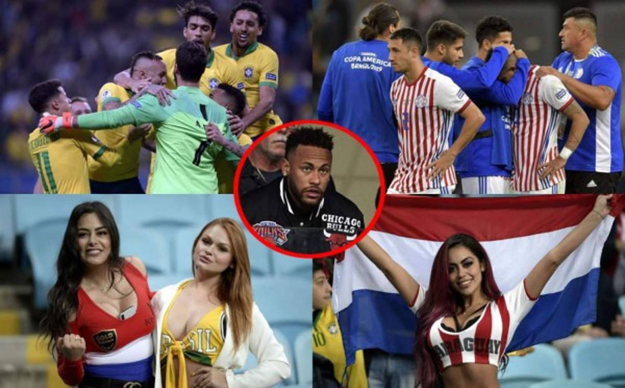 Las imágenes que dejó la dramática clasificación de Brasil a semifinales de la Copa América tras superar a Paraguay en la tanda de penales. Larissa Riquelme volvió a llamar la atención, pero otra paraguaya lo opacó.