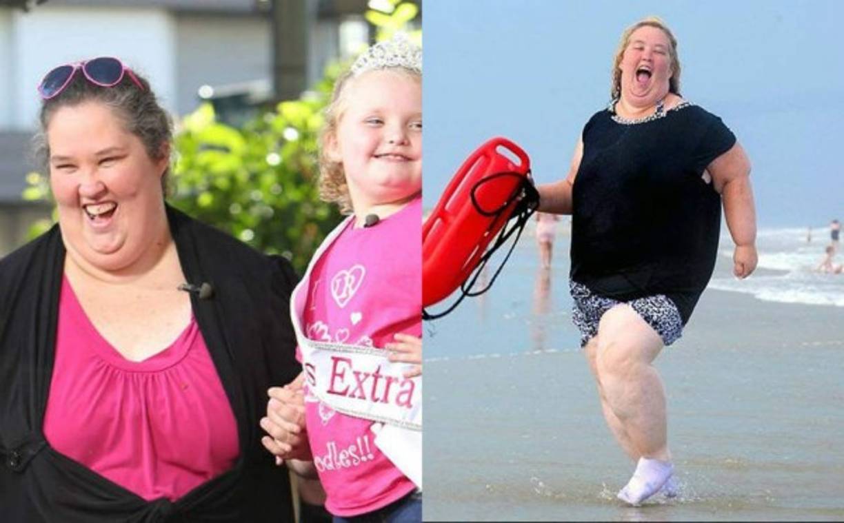En otra persona se ha convertido la popular June Shannon, más conocida como Mama June por el programa de TLC Here Comes Honey Boo Boo (Aquí viene Honey Boo Boo) tras perder más de 300 libras de sobre peso.