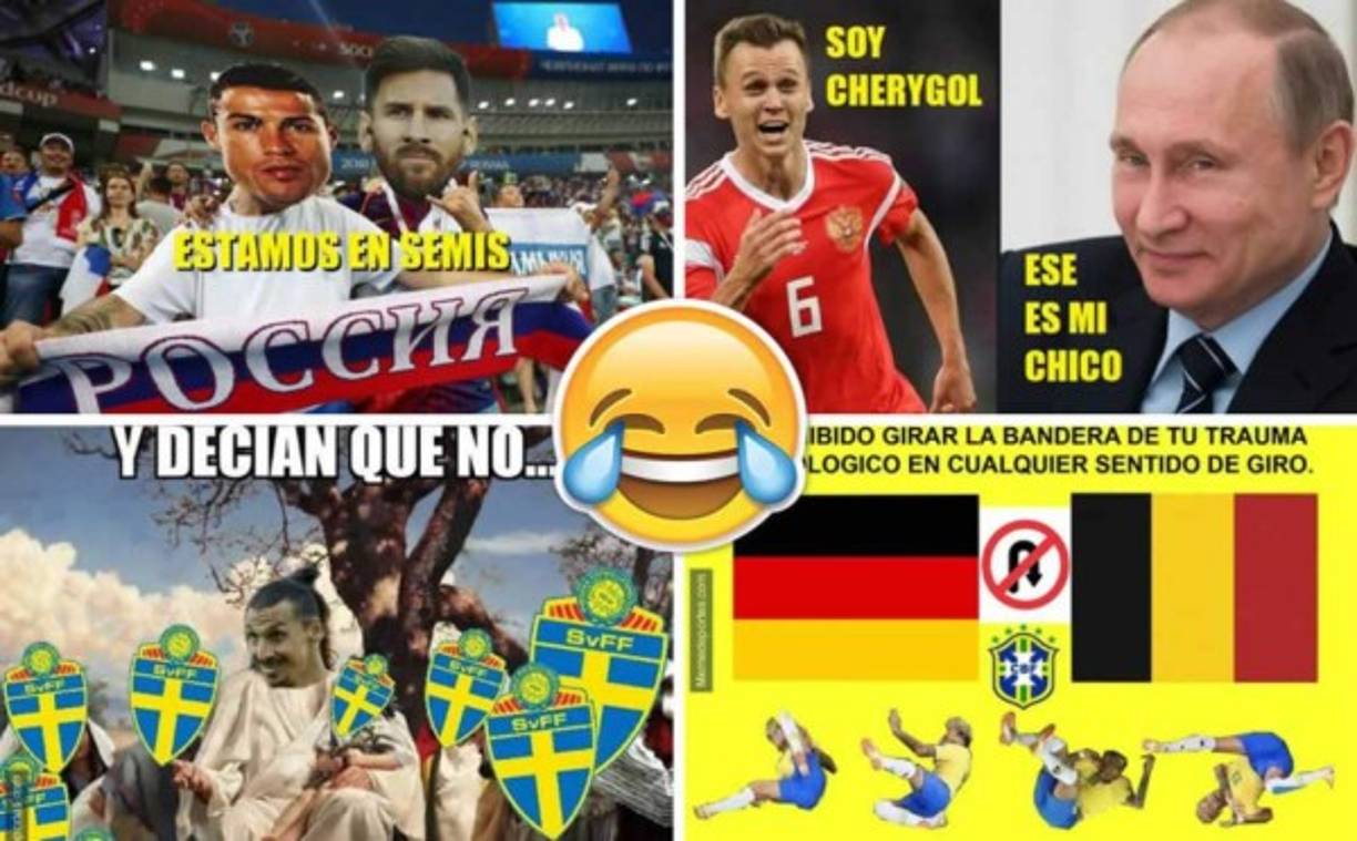 Los mejores memes que nos dejaron los últimos partidos de cuartos de final Suecia-Inglaterra y Rusia-Croacia en el Mundial 2018.