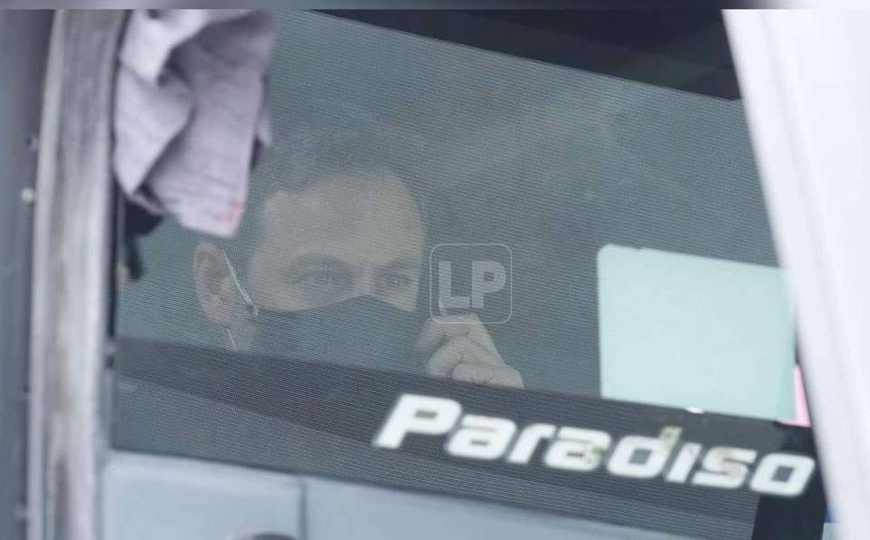 El entrenador danés Thomas Christiansen se mostró concentrado en el momento que aterrizó la selección de Panamá en San Pedro Sula.