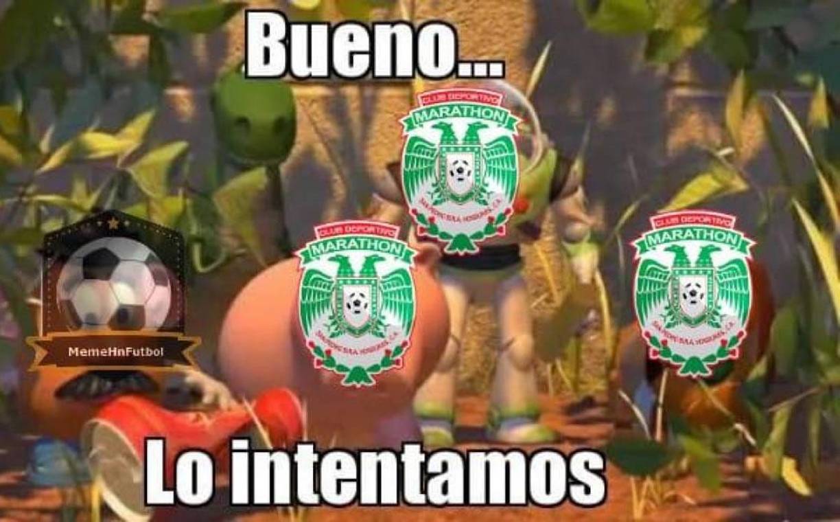 Memes: no perdonan a Marathón por eliminación en el repechaje ante Olancho FC