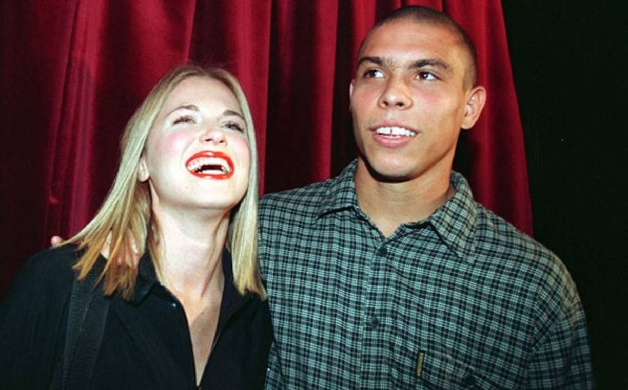 En sus inicios, en su etapa como joven Ronaldo Nazario conquistó a la bella Susana Wenger.