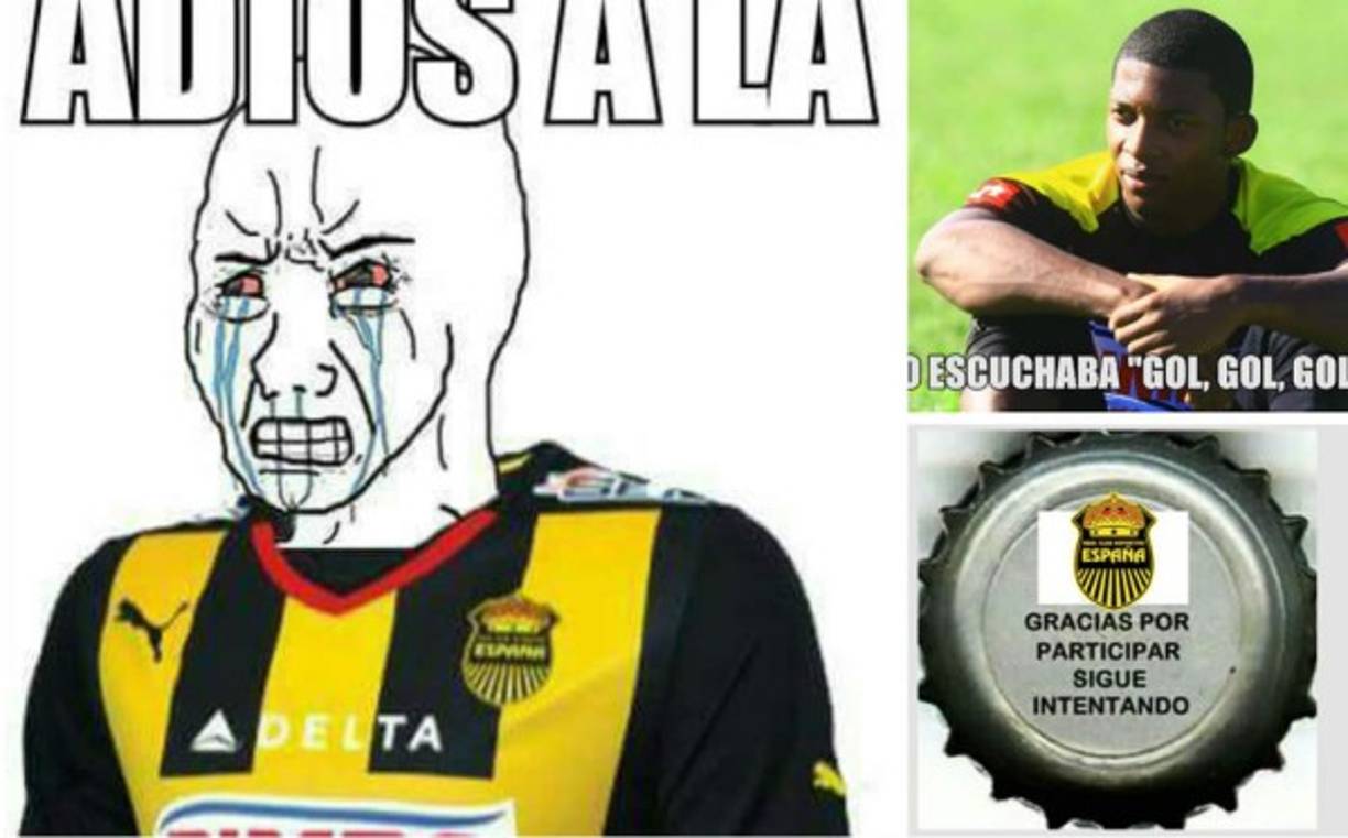 El Real España está siendo víctima de muchas burlas en las redes sociales tras perder contra Motagua y quedar eliminado de la final. Mira los mejores memes.