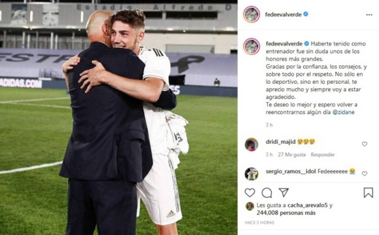 El juvenil uruguayo Federico Valverde encontró la consolidación de la mano del galo.