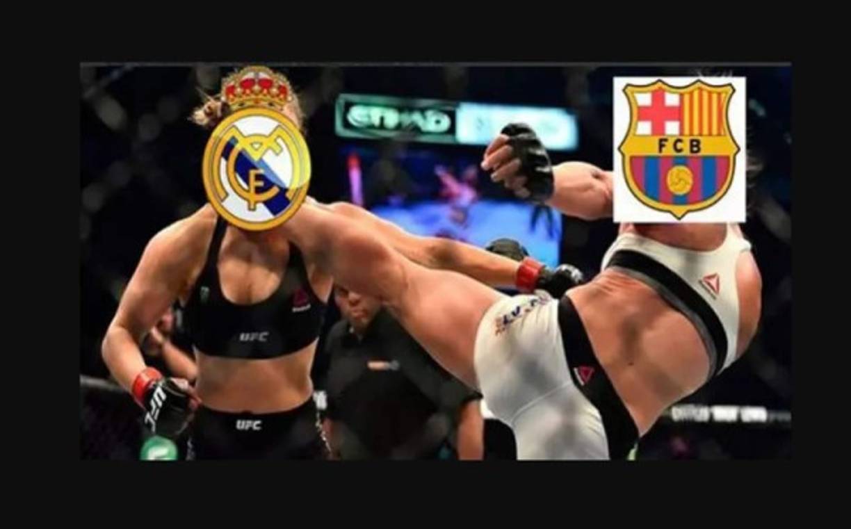 Meme de la temporada 2015/16 - Primera vuelta: Real Madrid 0-4 Barcelona.