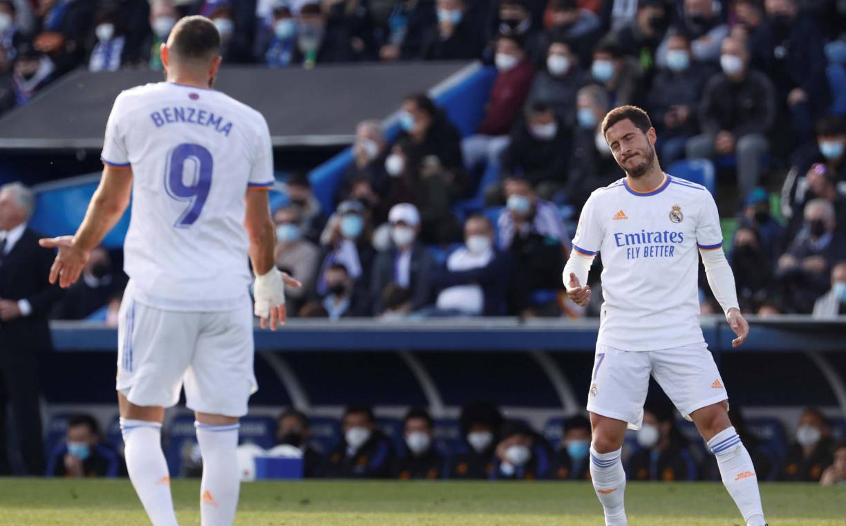 Eden Hazard ingresó en la segunda parte pero el jugador belga una vez más decepcionó.